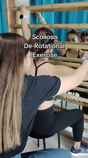 🎥Watch This: A Simple Exercise That Helps De-Rotate the Spine Did you know that scoliosis isn’t just a side-to-side curve? It also involvesrotation of the spine— which causes the visiblerib hump at the backandrib protrusion in front. AtPosture Aid Physiotherapy Services, we don’t give generic exercises. Every movement we prescribe is based on athorough assessmentto make sure it matches thespecific scoliosis patternof the patient. The exercise you’re seeing in this video is designed to: ✔️ Helpd