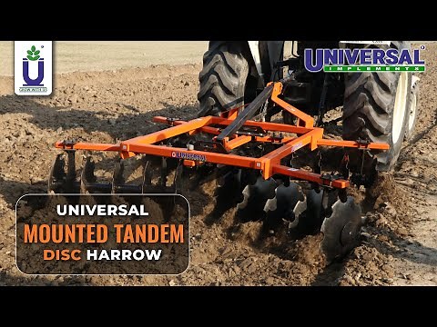 Universal Mounted Tandem Disc Harrow - Universal Implements