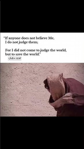 Jesus Didn't Come to Condemn You | John 12:47 ❤️✝️ #shortsfeed # #verseaday #christianmotivation