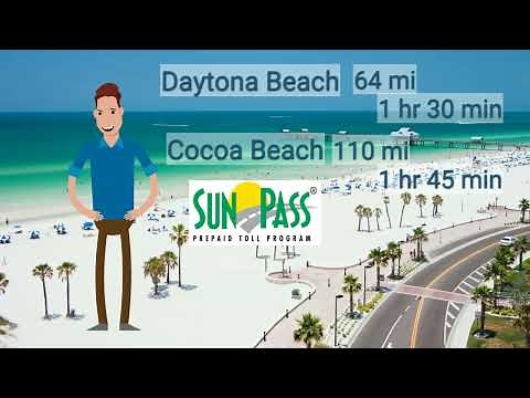 What is the closest beach to The Villages?