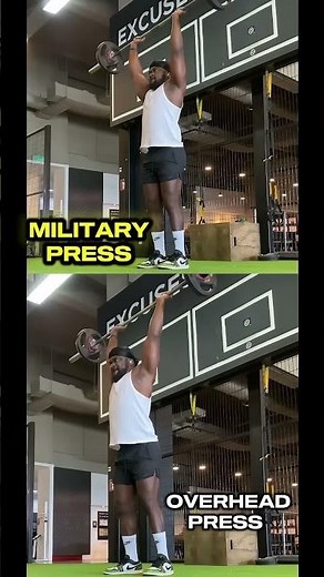Military Press vs Overhead Press | What’s the Real Difference? 💪🔥