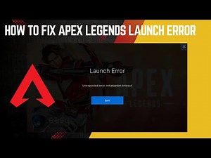 How to Fix Apex Legends Launch error in windows