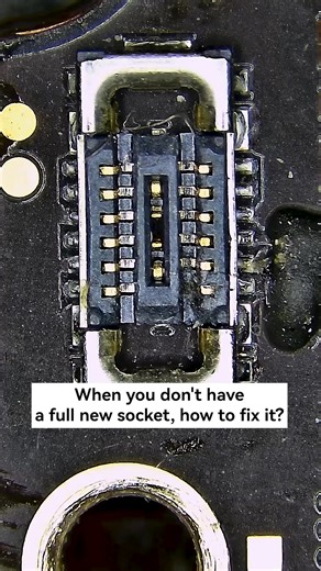 Phone repair no matching connector? 😮 Pin replacement made possible 🔧✨ 1 video share you the method | REWA Tech