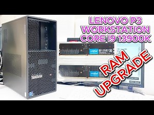 Lenovo P3 Workstation i9-13900K RAM Upgrade Tutorial | 30GS00KAX