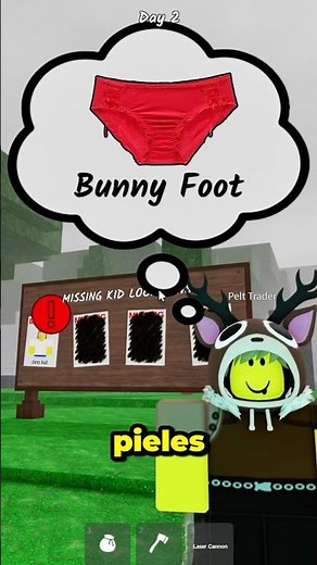 Comerciante de Pieles 99 Noches #roblox #99nights #99noches #minecraft #juegos #minecraftgaming