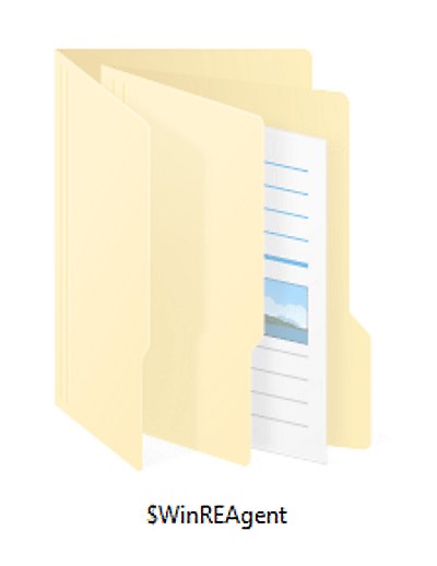 What is this $WinREAgent folder I see on C Drive?