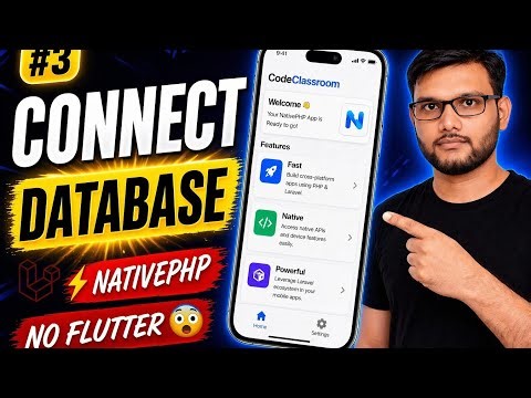 Laravel Mobile App #3 – Connect Database (Save & Fetch Data)