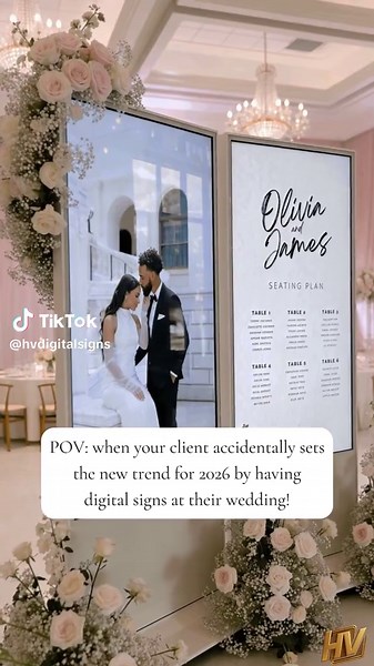 Interactive Wedding Sign: Welcome, Seating, Slideshow
