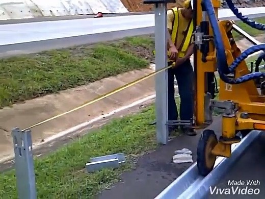 W Beam & Thrie Beam Guardrail Installation | Civil Engineering World