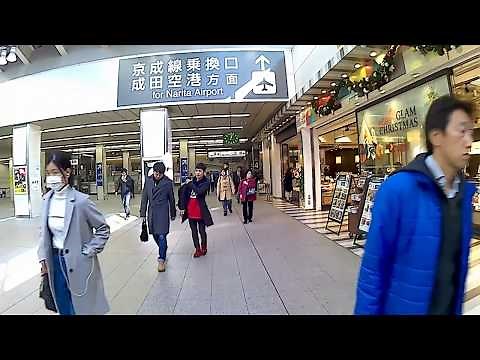 【4K乗換動画】JR日暮里駅 山手線ホームー京成スカイライナーホーム乗換