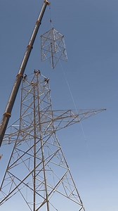 Erection for Super structure #facebook #community | Electrical Transmission line