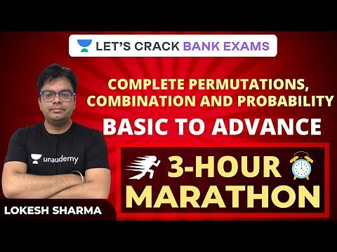 Complete Permutations, Combination and Probability | SBI Clerk/PO 2020 | Lokesh Sharma