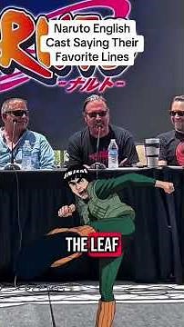 Naruto English Voice Actors