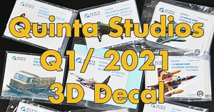 Review: Qunita Studio Interior 3D-Decals - 1/32nd & 1/35th scale decals for Q1/ 2021