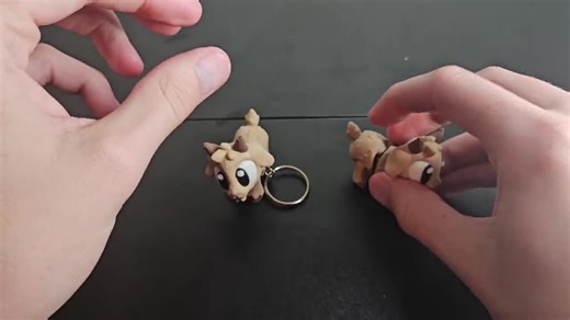3D Printed Articulated Goat Fidget Toy: Desk Buddy, Keychain & Magnet - Etsy