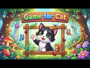 4K Green Worm Game for Cats – Best Hunting Challenge