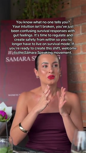Ready to create this shift? Welcome to the Samara Speaking movement ❤️‍🔥 #selfhealingcommunity