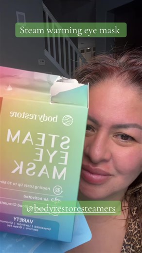 Beauty comes with in (@daisybeautyandwellness)’s video of Steam Eye Mask