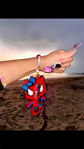 spider kitty keychains for crocheters ✧₊⁺