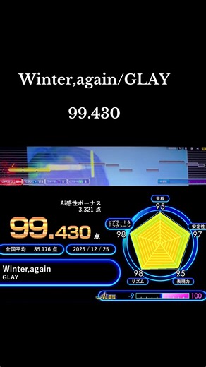 冬の歌「Winter, again」のカラオケ動画