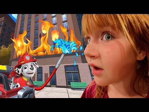 Paw Patrol RESCUE MiSSiON!! Adley and Niko collect gold bones for Family Game Night! and car race!