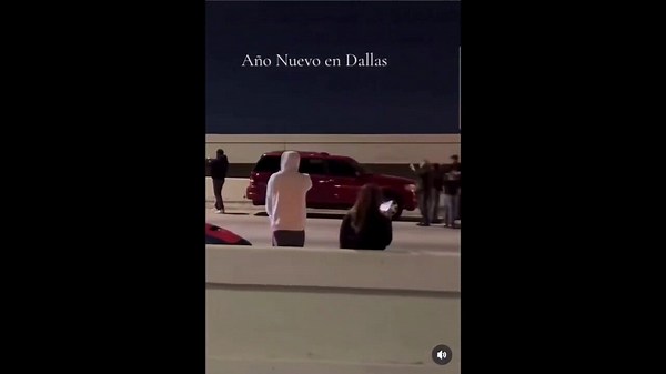 Video shows gunfire erupting on Dallas bridge on New Year’s Eve