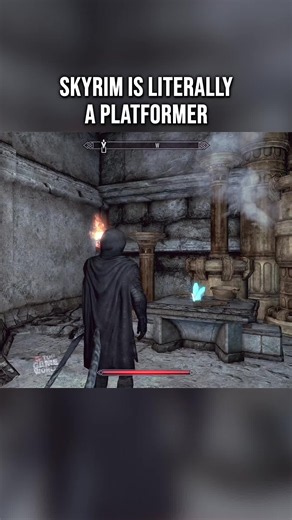 Skyrim is Literally a Platformer