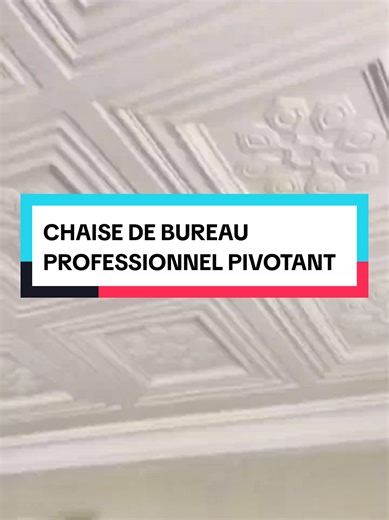 Chaise de bureau de luxe en cuir, pivotant et inclinable à 140 °, pour bureau, Gaming, pour salle de conférence et autres... ☎️99341134 #chaise #fauteuilroulant #pourtoi #viraltiktok