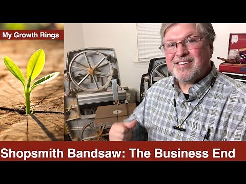 The "Business End" of the Shopsmith Bandsaw: Upper and Lower Guides and Bearings