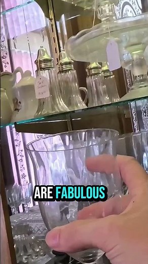 Can't Believe I Passed on a Gorgeous Find! #vintageglassware #stemware