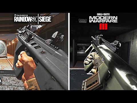 Rainbow Six Siege Vs. Call Of Duty: MW3 Weapons Comparison (2015 vs 2023)
