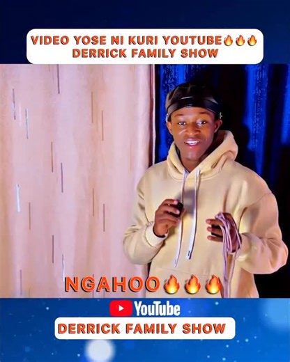 Video Yose ni kuri YouTube Derrick family show | Derrick Speech