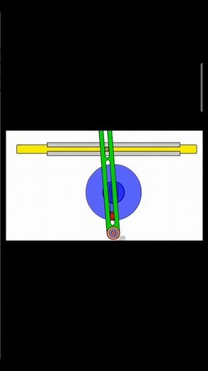 Whitworth Quick Return Motion Mechanism Animation | Whitworth Quick Return Motion Mechanism