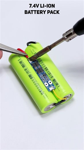 make 2s li-ion battery pack with bms