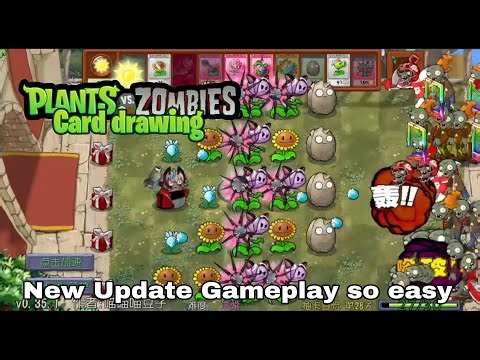 New Update Gameplay so easy, Plant vs Zombies Card drawing EDITION Android Apk / Gameplay & Download