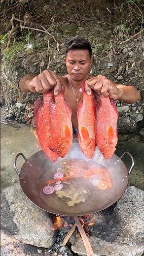 Cooking 4 Red Grouper Fish Soup! 🔥