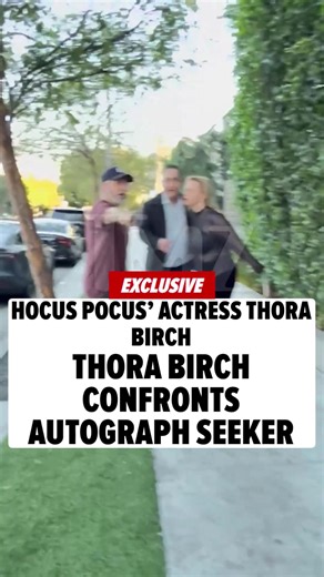 Thora Birch Confronts Autograph Seeker Over Aggressive Behavior