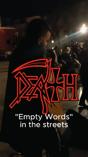 Dmitry Luna on Instagram: "🗣️ Classical Guitar "Death – Empty Words” 📍 Viewpoint of Santa Catarina, Lisbon. #chuckschuldiner #deathmetal #symbolic #emptywords #busking"