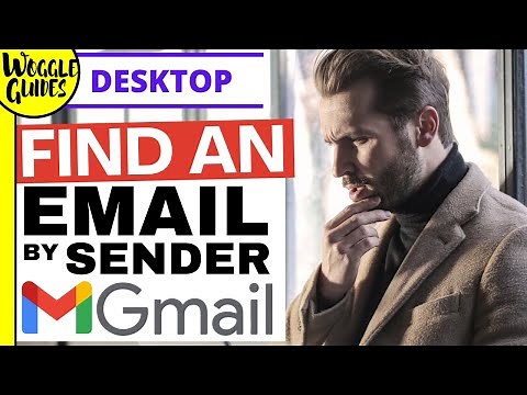 How to find emails by sender in Gmail