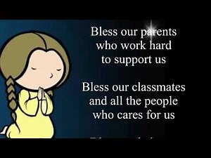 Prayer before the class begin (Grade 4-6)