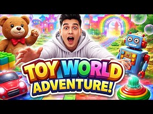 I Got Trapped Inside a TOY WORLD 😱🎮 | Crazy Miniature Adventure! #ToyWorld#ToyAdventure