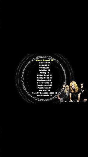 MEGADETH IR PACK – METAL DESTRUCION | Almost Honest IR