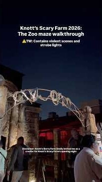 Knott’s Scary Farm 2026: The Zoo walkthrough