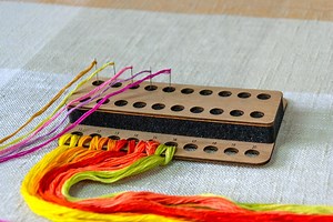 Embroidery Organizer for Threads and Needles, Wooden Floss Holder With 20 Holes, Sewing Craft Storage, Needlework Tool, Stitch Lover Gift - Etsy