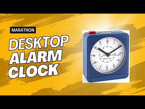 Marathon Non-Ticking Analog Alarm Clock Review