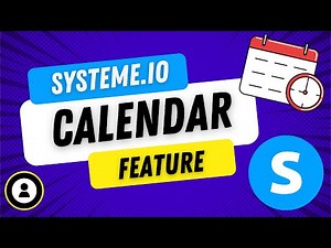 How to Use the systeme.io Calendar Feature
