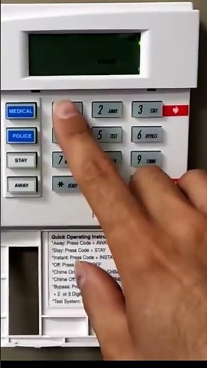 How to turn chime on or off on your Honeywell security system #homesecurity #securitysystem