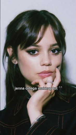 jenna ortega makeup tutorial 🖤🏹 do you want to see more of these? #makeup #makeuptutorial