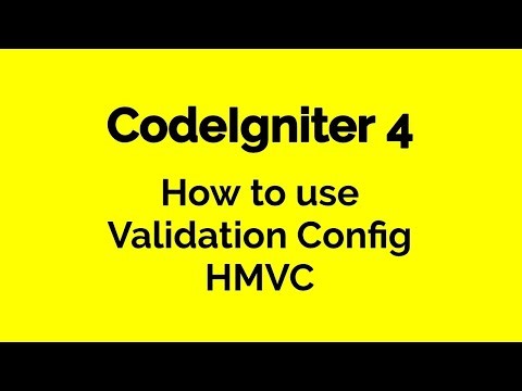 CodeIgniter 4 HMVC - How to use Validation Config