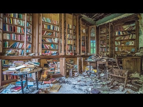 Abandoned Famous Poets Library - Rare First Edition Books Inside!